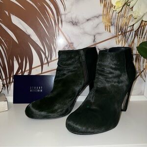 Stuart Weitzman dark green ponyhair boots🌸